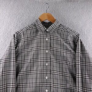 Toteme Plaid Button Down Shirt Mens M Made in Portugal Acetate Blend Minamilist